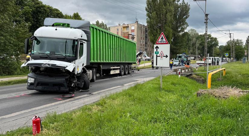 Baleset történt Nyergesújfaluban