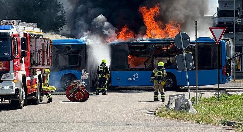 Budapestről használtan vásárolt busz égett ki Németországban