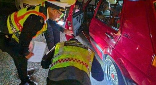 Illegális autós buli volt Győrben, de megjelentek a rendőrök is – videó