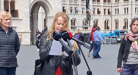 Szakszervezetek és civilek tiltakoztak a fővárosban