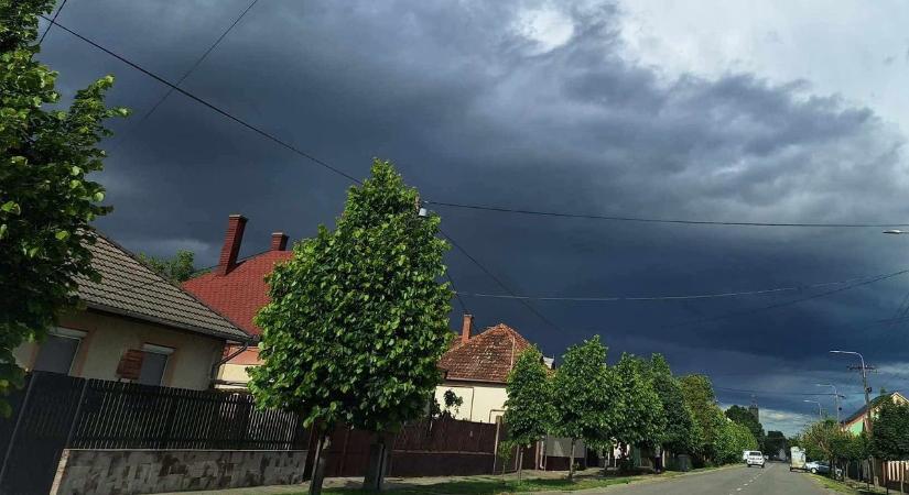 Ítéletidő közelít, kő kövön nem marad Hajdú-Biharban? – fotóval, videóval!