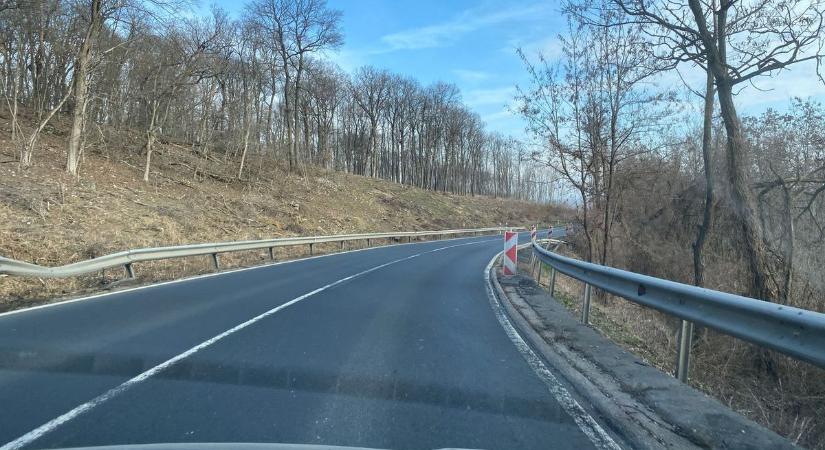 Balesetveszély a cseszneki szerpentinen