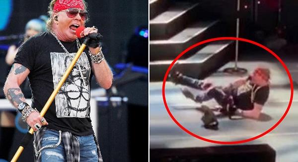 Guns N' Roses: egyperces válogatás készült Axl Rose színpadi eséseiből
