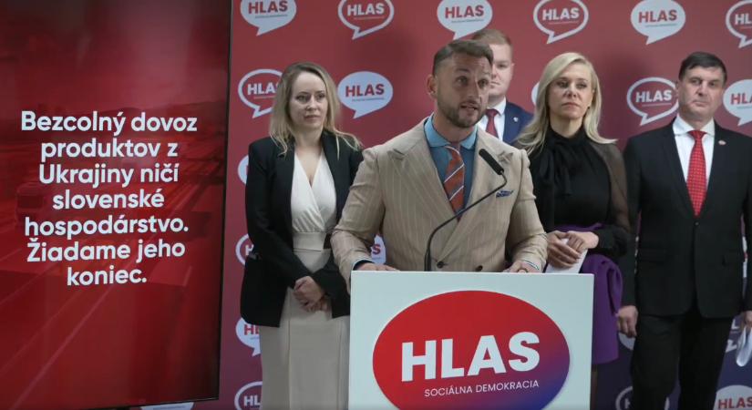 Hlas-SD: Az ukrán vámmentes import tönkreteszi a szlovák gazdaságot