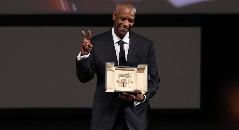 Tiszteletbeli Arany Pálmával lepték meg Denzel Washingtont