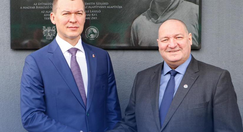 Németh Szilárd Csepelen fogadta az orosz sportminisztert