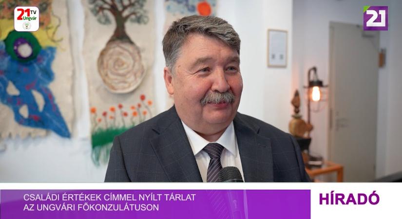 Családi értékek címmel nyílt tárlat az ungvári főkonzulátuson (videó)