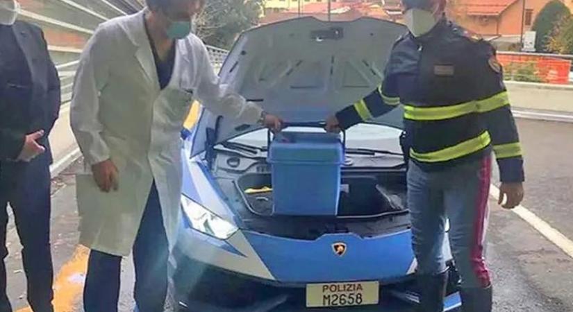 Pokoli sebességgel száguldott egy Lamborghini az autópályán, élet-halál volt a tét