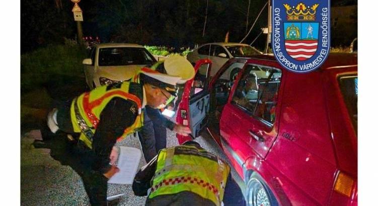 Hatalmas győri autós találkozón csapott le a rendőrség és a közlekedési hatóság