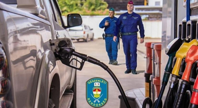 A rendőri szimat tankolás közben sem csal, kiszúrták, hogy valami nem stimmel