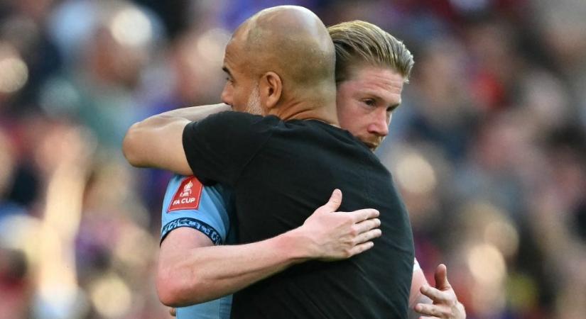 Pep Guardiola egyik szemével sírt, a másikkal nevetett