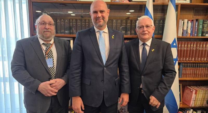 A Mazsihisz delegációja az izraeli parlament elnökével találkozott