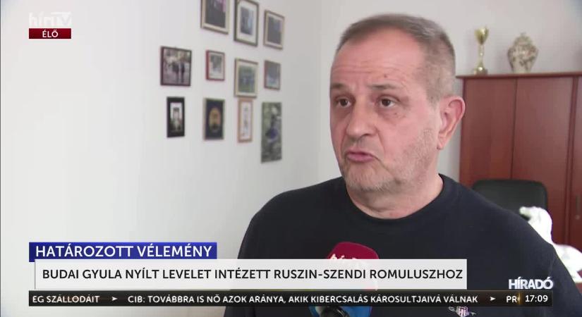 Nyílt levelet intézett Ruszin-Szendi Romuluszhoz a Fidesz Országgyűlési képviselője  videó