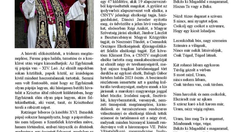 Közéleti, egyházi és regionális hírek a Kürtös májusi lapszámában