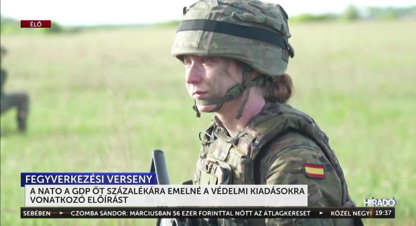 A NATO a GDP öt százalékára emelné a tagországok védelmi kiadásokra vonatkozó előírásait  videó