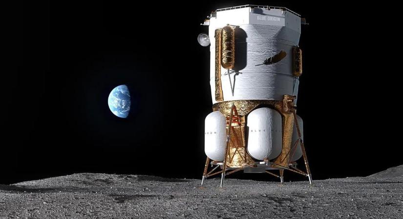 Jeff Bezos borsot tör Elon Musk orra alá: a Blue Origin még idén elérheti a Holdat