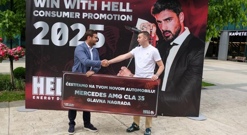 Szabadkára került az AMG Merci, a Hell energiaital játékának főnyereménye