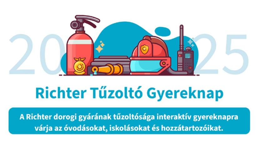 Várják Önöket és gyermekeiket a Richter Tűzoltó Gyereknapon!