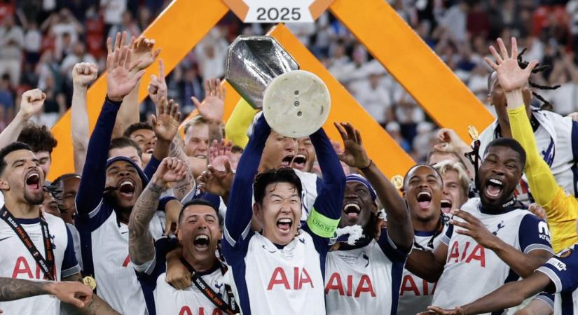 Hú, de kínos: nem jutott mindenkinek érem az EL-t megnyerő Tottenhamből