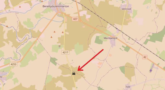 Súlyos baleset Berettyóújfalu és Mezősas között
