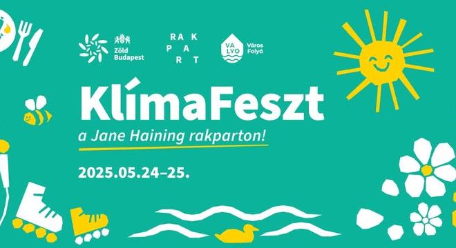 Klímafesztivál lesz a hétvégén a pesti alsó rakparton