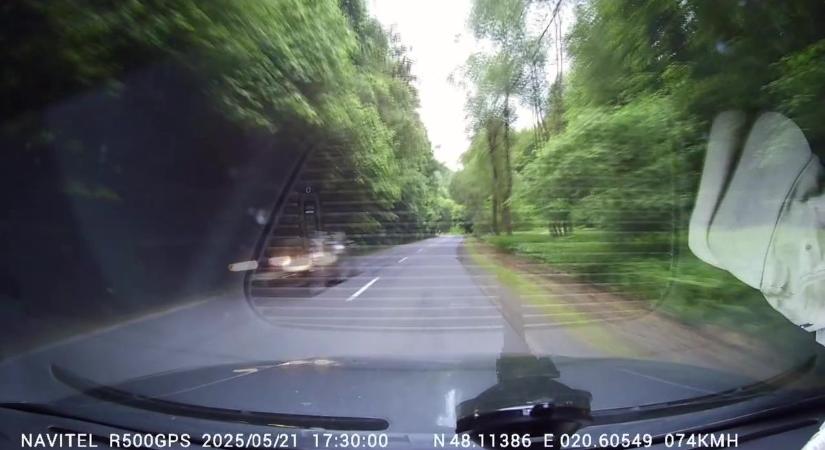 „Azt a k...a eget!” – bukott ki a sofőrből, amikor meglepte a lillafüredi utak új réme (videóval)