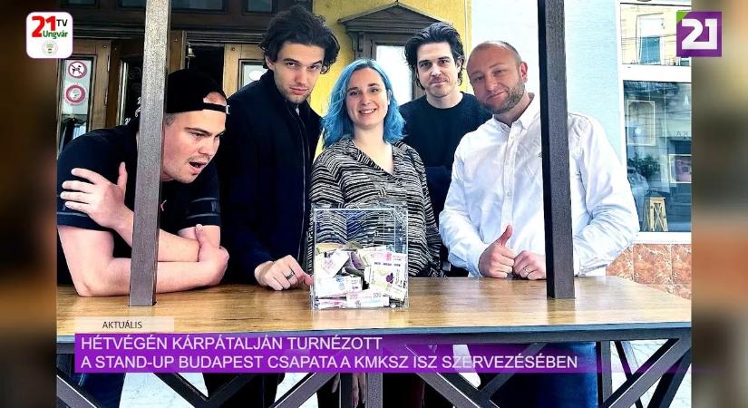 Hétvégén Kárpátalján turnézott Stand-up Budapest csapata a KMKSZ ISZ szervezésében (videó)