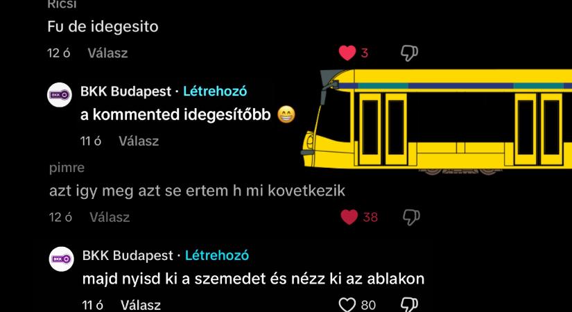 Bunkó stílusban teremti le a BKK azokat, akiknek nem tetszik az akciójuk