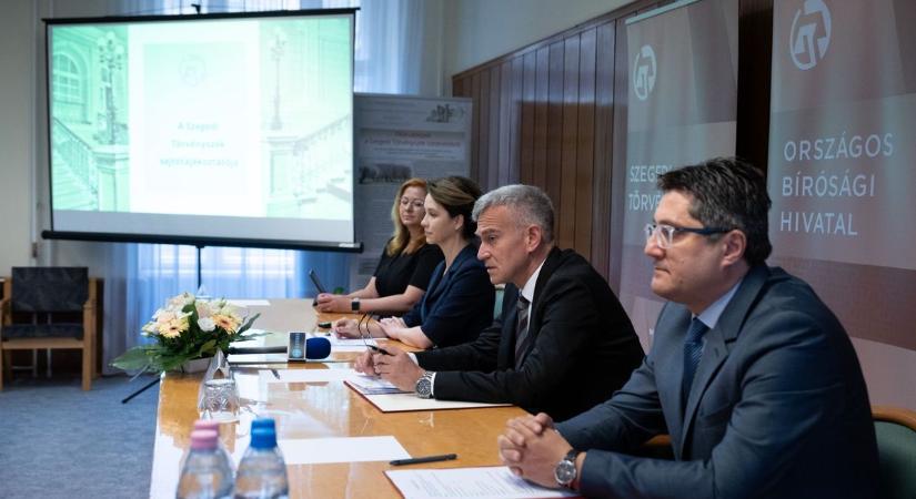 Több mint negyvenkét ezer ügy, nulla visszadobott ítélet – beszámolt a Szegedi Törvényszék és Szegedi Ítélőtábla
