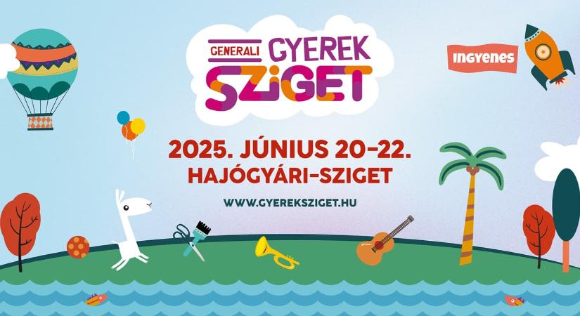 Gyerek Sziget a Hajógyári-szigeten 2025 Budapest