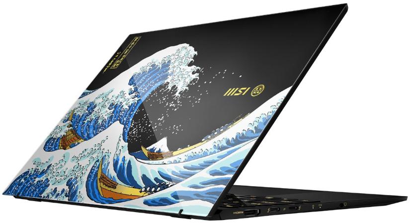 Csodálatosan művészi laptopot alkotott az MSI