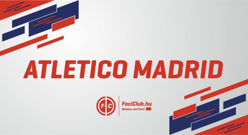 La Liga: hosszabbított saját nevelésű középpályásával az Atlético Madrid! – HIVATALOS