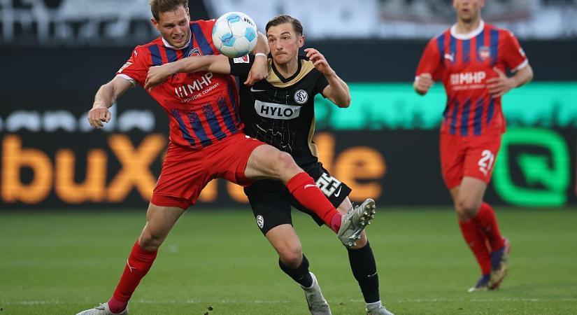 Bundesliga osztályozó: kétgólos hátrányból jött vissza a Heidenheim! – videóval
