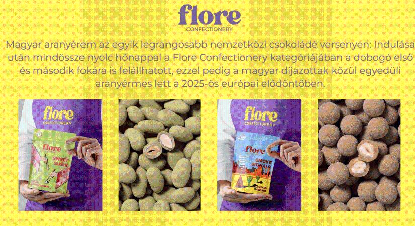Nemzetközi aranyérem a Flore Confectionery-nek
