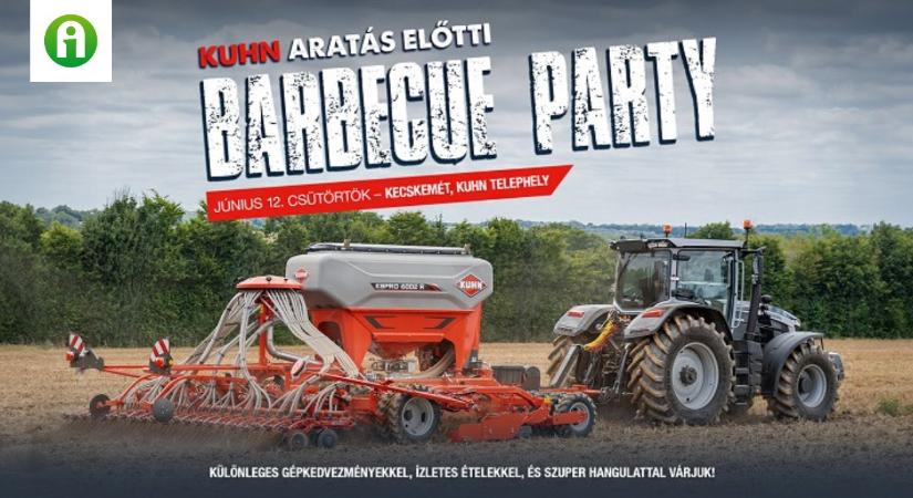 KUHN aratás előtti Barbecue Party