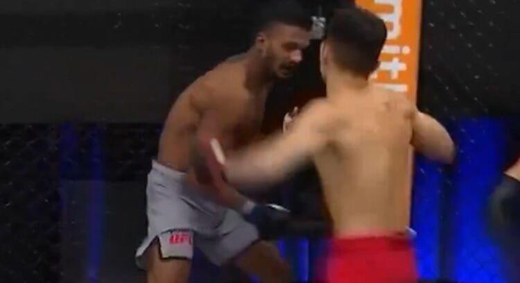 Brutálisan kiütötték India nagy reménységét a Road to UFC-ben
