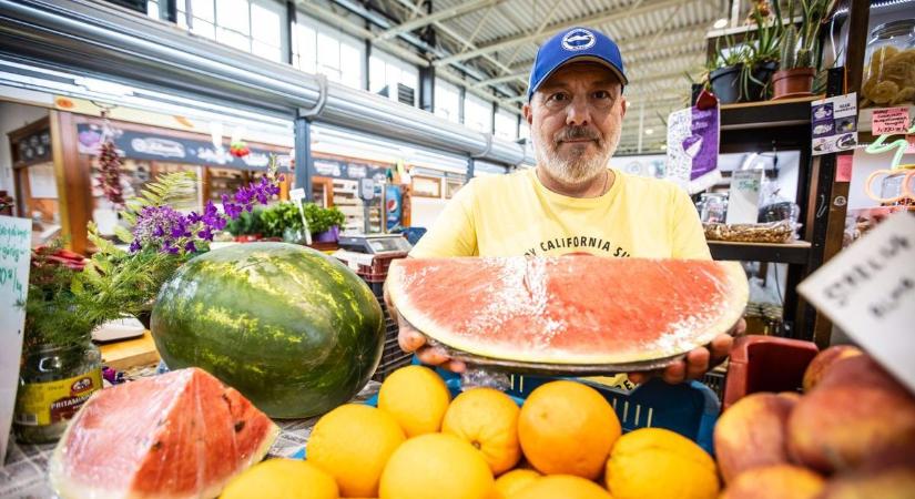 Aranyáron is viszik az import görögdinnyét, a hazai még fázik a földeken