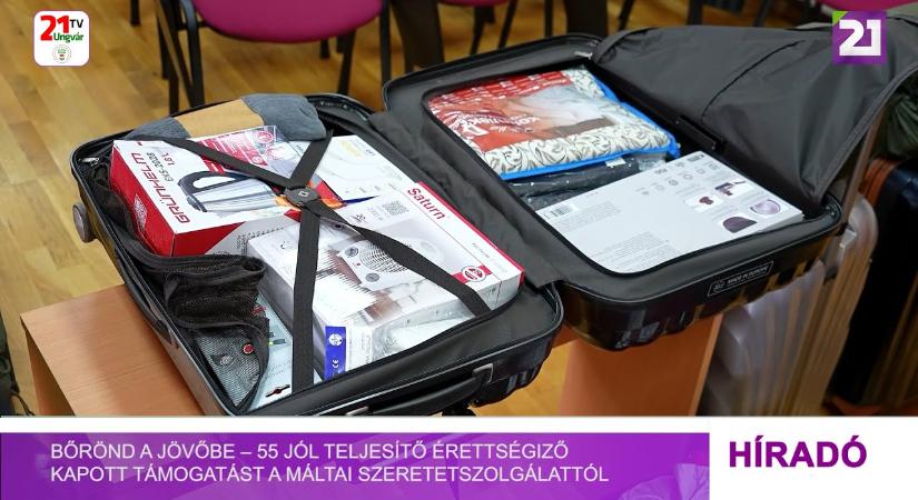 Bőrönd a jövőbe – 55 jól teljesítő érettségiző kapott támogatást a Máltai Szeretetszolgálattól (videó)