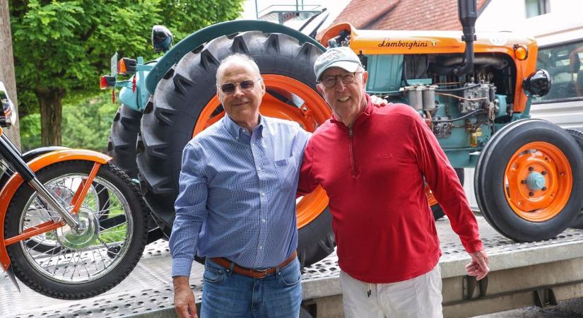 A Lamborghini traktor, amellyel egy szegedi nagypapa fagyizni vitte unokáit, mostantól Kaáli professzor múzeumát gazdagítja – galériával, videóval