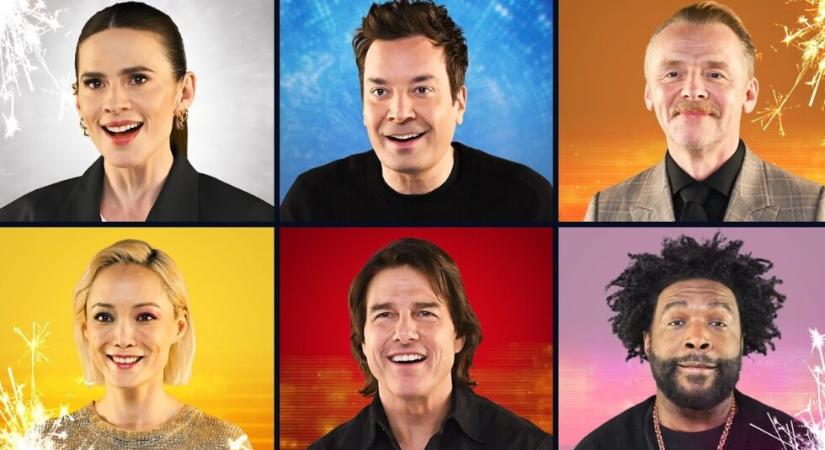 A Mission: Impossible legendás zenei témáját Tom Cruise és csapata dúdolva adja elő – videó