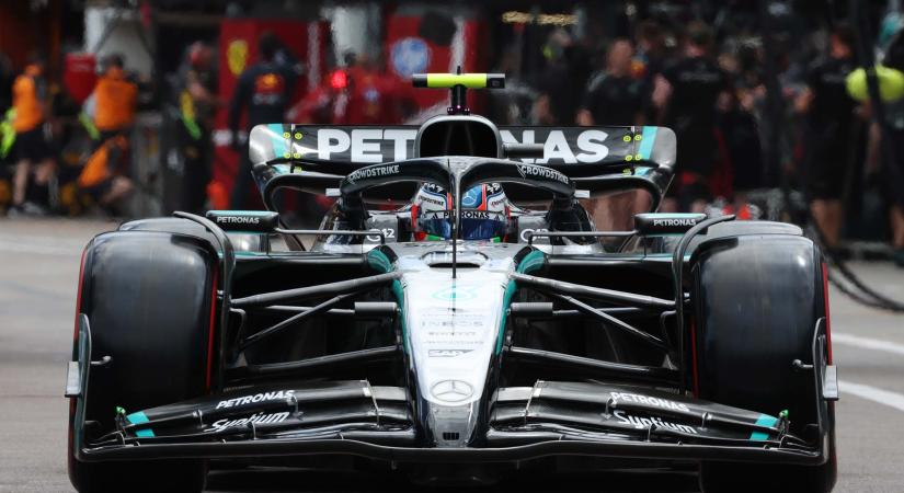 Antonelli küszködik a Mercedes egyensúlyával Monacóban
