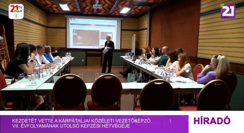 Kezdetét vette a Kárpátaljai Közéleti Vezetőképző VII. évfolyamának utolsó képzési hétvégéje (videó)