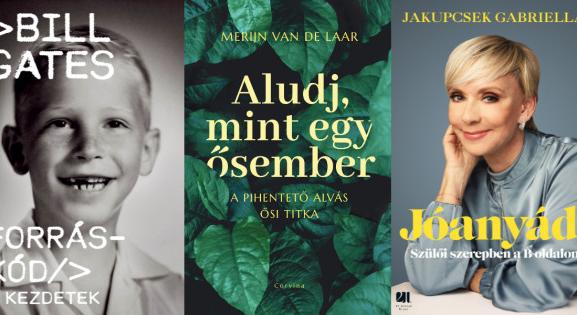 Gyászfeldolgozás, anyaság és Bill Gates – íme 11 friss non-fiction könyv