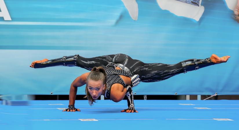 A junior fitnesz világbajnok ma biomechanikusként segíti sportolótársai sikereit