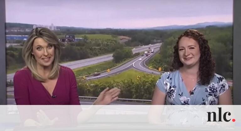 Élő adásban indult be a műsorvezető szülése, de ettől még befejezte a műsort – videó