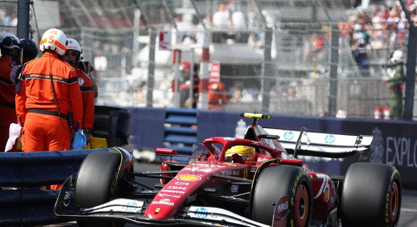 Súlyos büntetést kapott Lewis Hamilton a monacói időmérőn történtek miatt