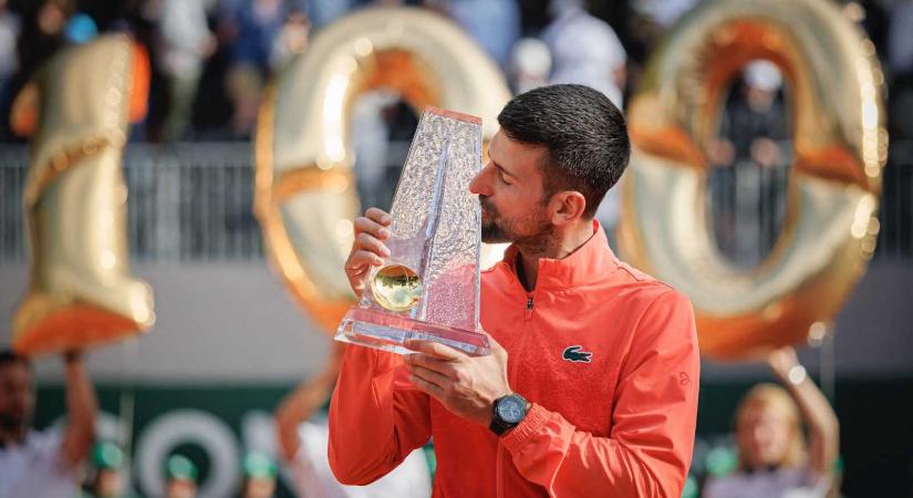 Tenisz: Genfben nyerte századik tornáját Novak Djokovics