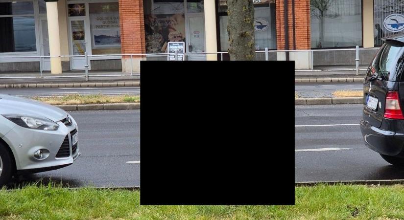 In flagranti fotók: fényes nappal dolgozta meg a belvárosban, a forgalom se zavarta!