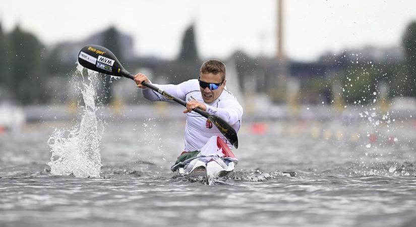 Elképesztő formában a győri kajakos