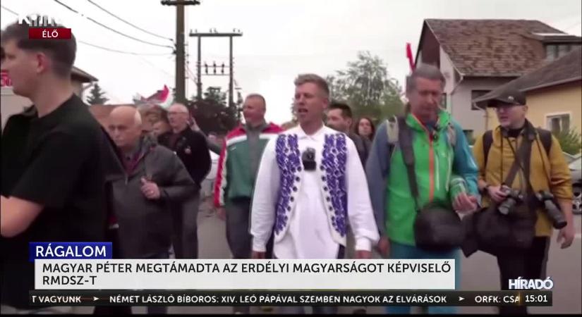 Megtámadta Magyar Péter az erdélyi magyarságot képviselő RMDSZ-t  videó